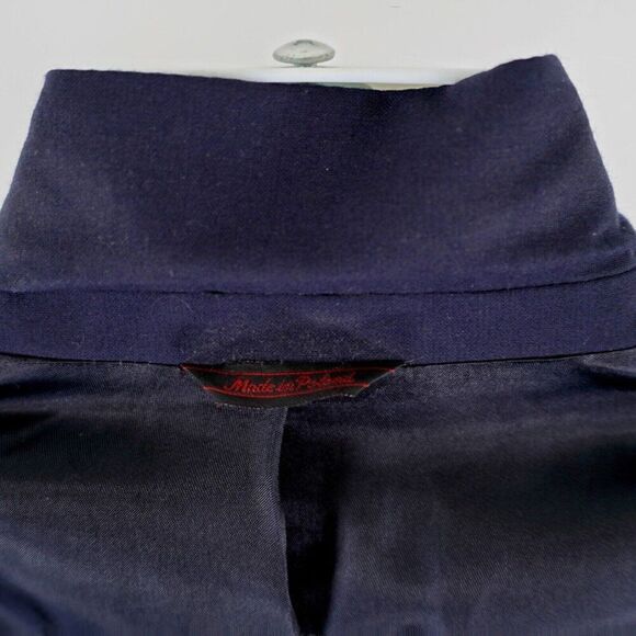 Savile Row‎ Wool Blue 2 Gold Button Blazer 44R - Picture 14 of 15